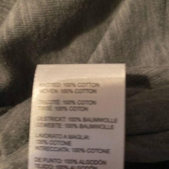 Anthropologie Pilcro Womens Washed Tee Gray Distressed Size Medium Grunge - Picture 10 of 10